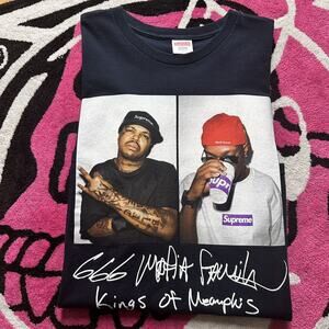 Supreme Three 6 Mafia Tee – Size Large – Gently Used
